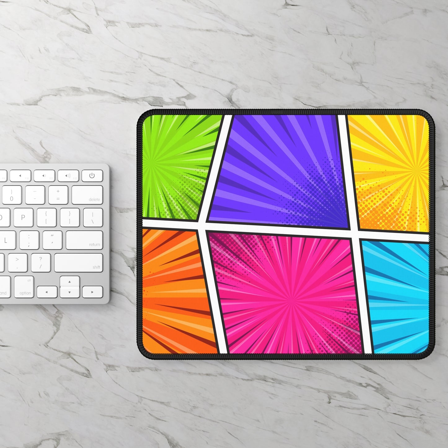 Pop Art Burst Mouse Pad