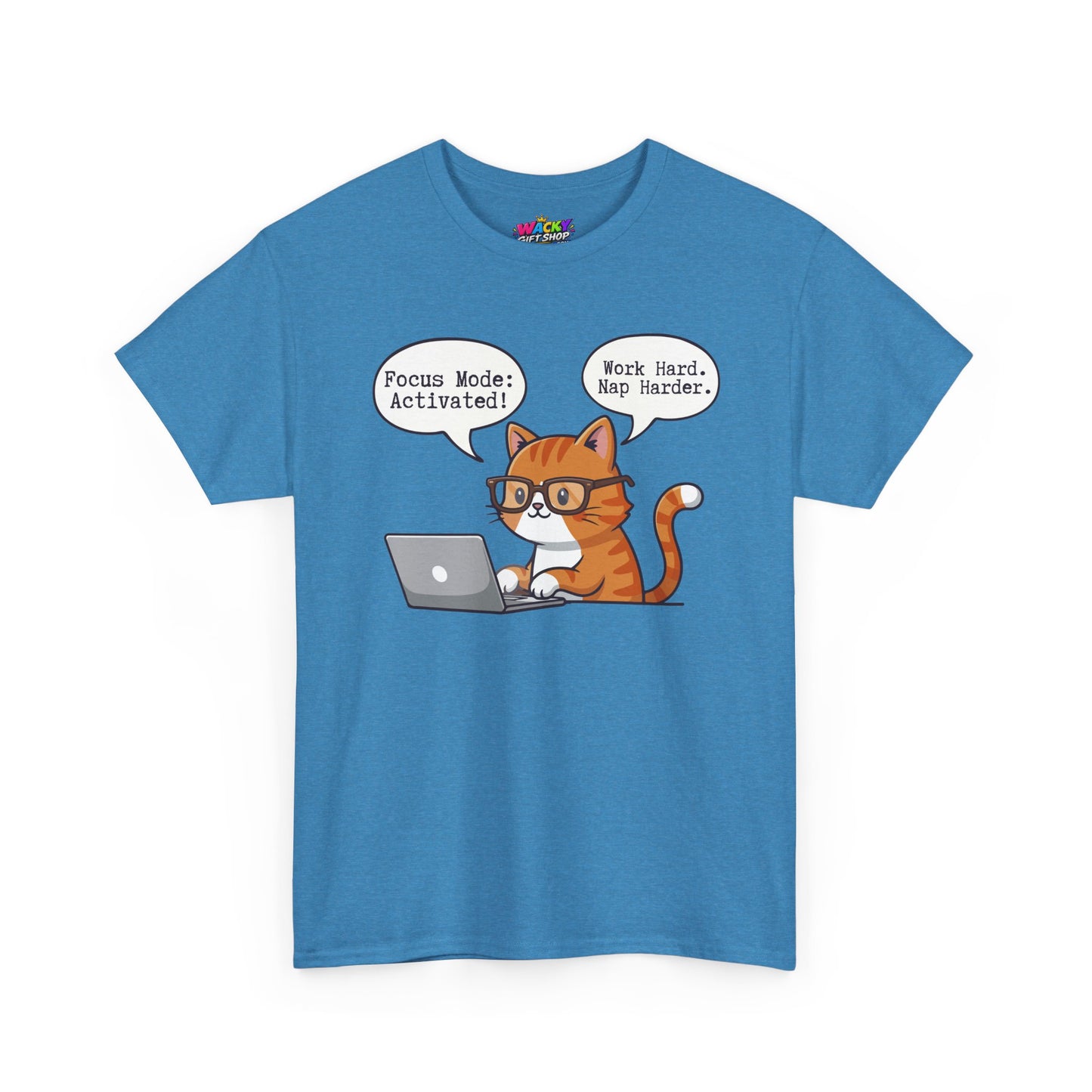 Work Hard Nap Harder Cat T-Shirt