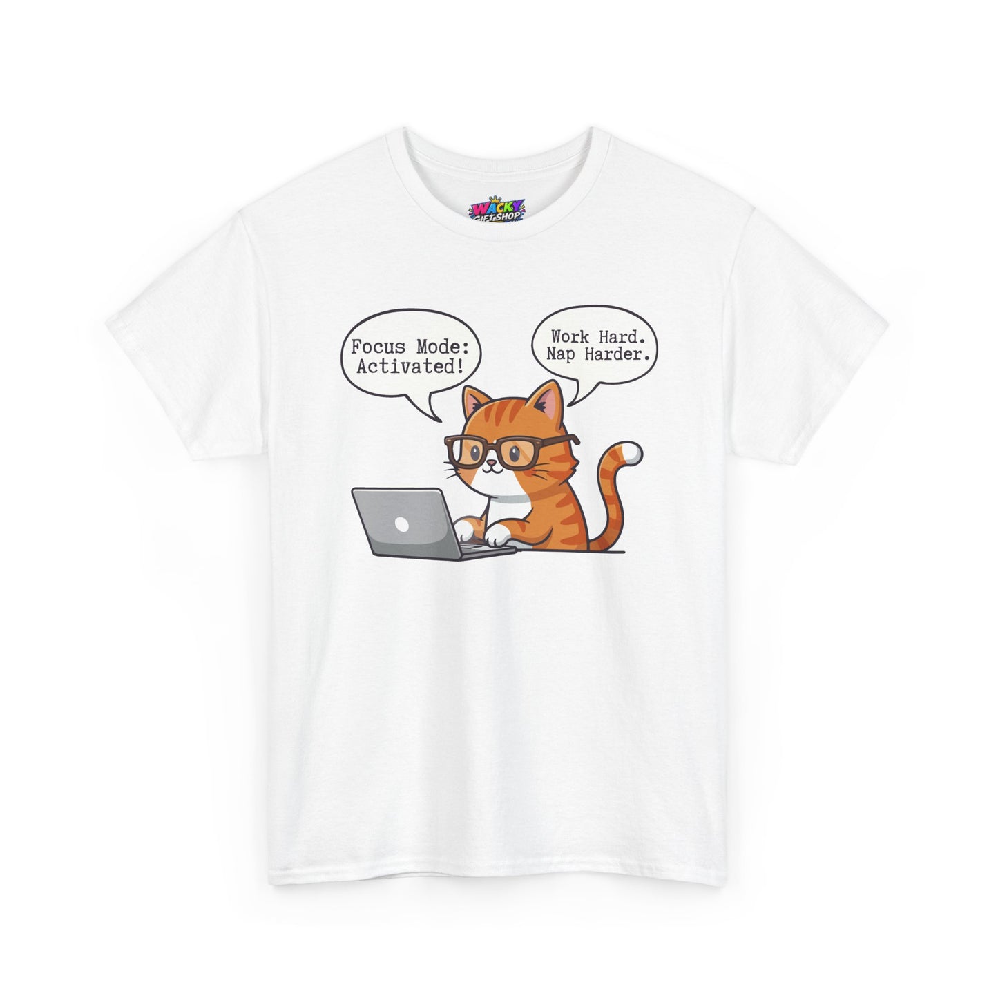 Work Hard Nap Harder Cat T-Shirt