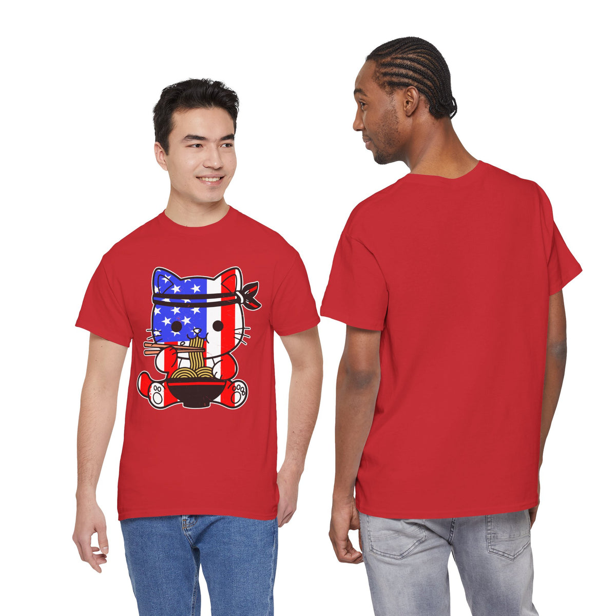 Patriotic Ramen Cat T-Shirt