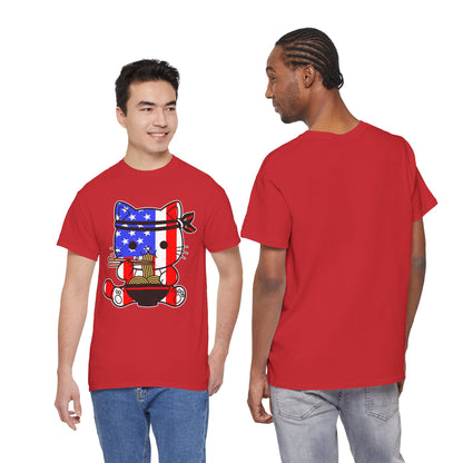 Patriotic Ramen Cat T-Shirt