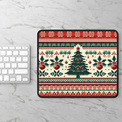 Ugly Christmas Sweater Tree Mouse Pad