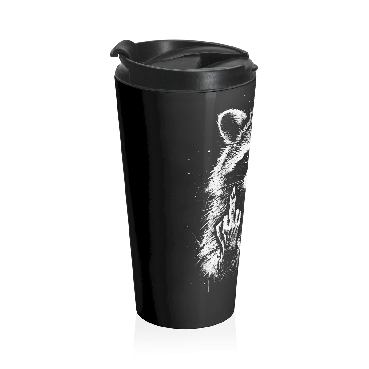 Zero F’s Given Raccoon Stainless Steel Travel Mug
