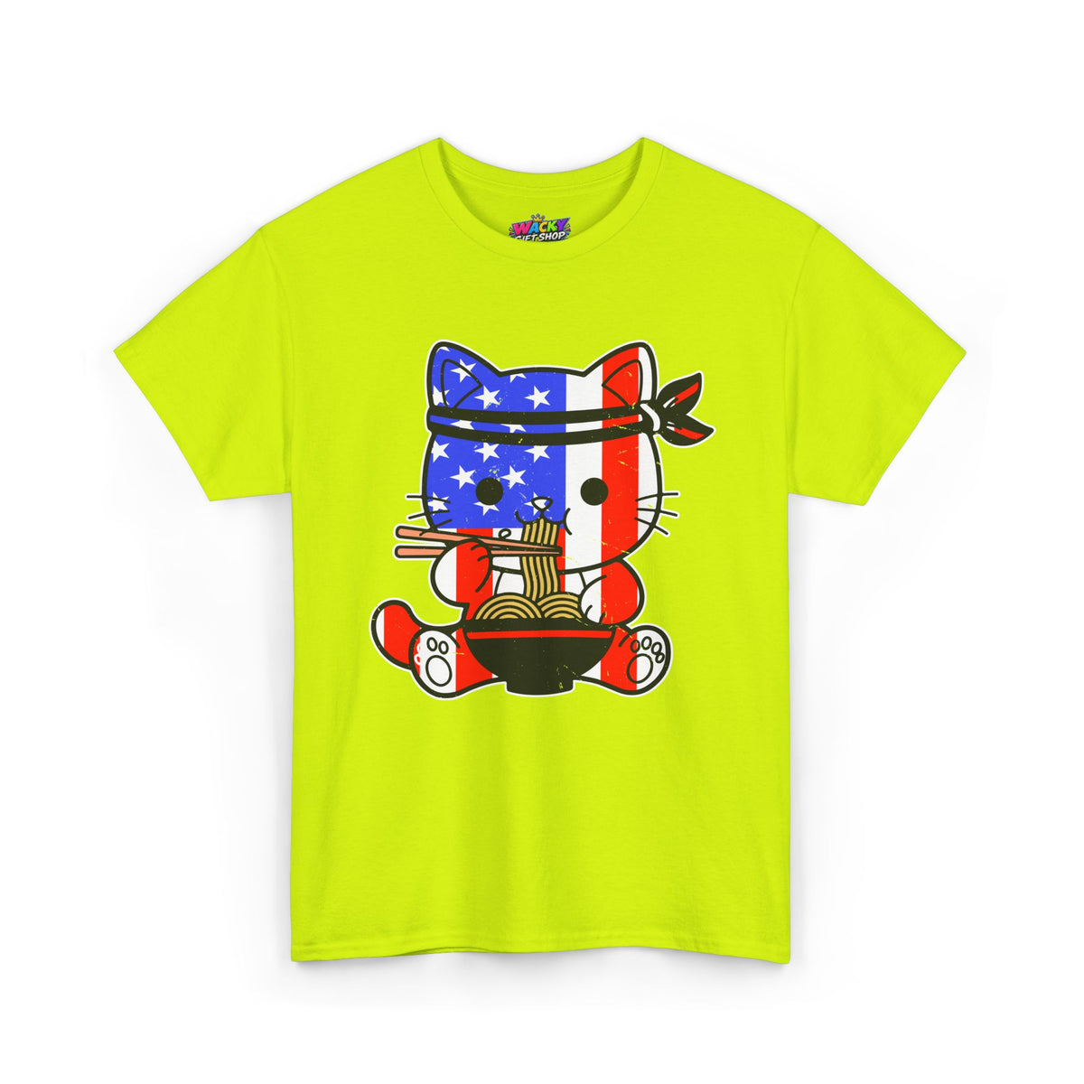 Patriotic Ramen Cat T-Shirt