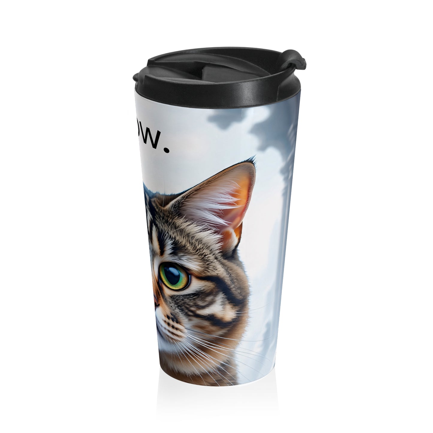 Meow Cat Travel Mug