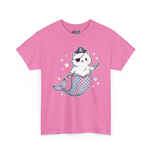 Pirate Mermaid Cat T-Shirt