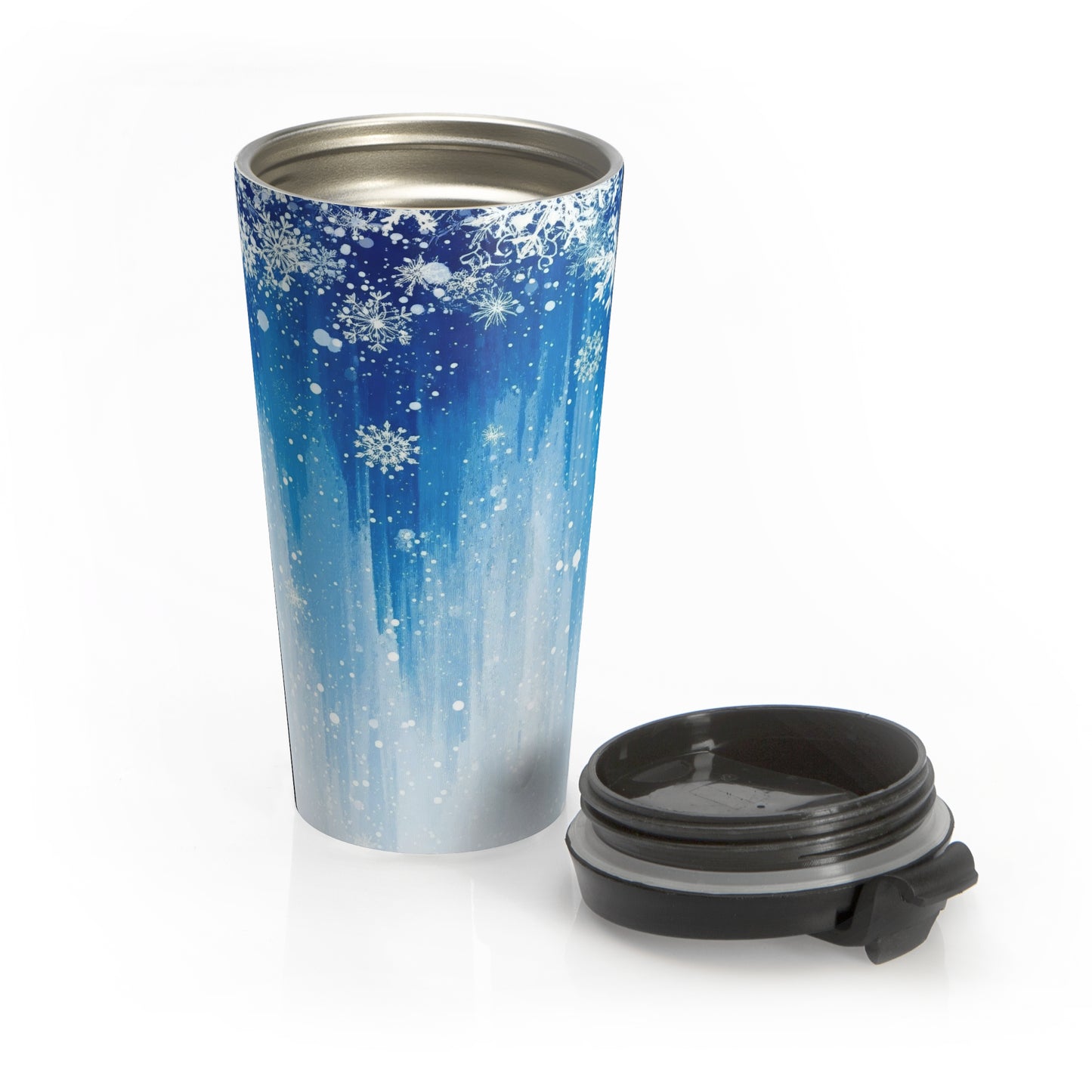 Frostfall Blue Travel Mug