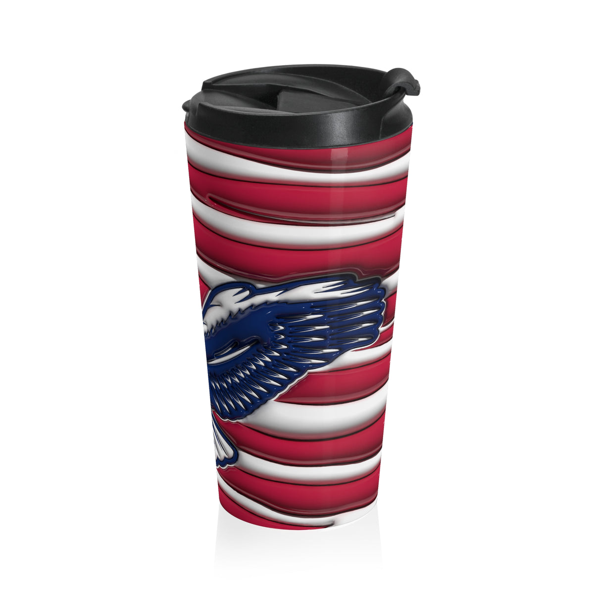 Freedom Flies American Eagle Stainless Steel Travel Mug