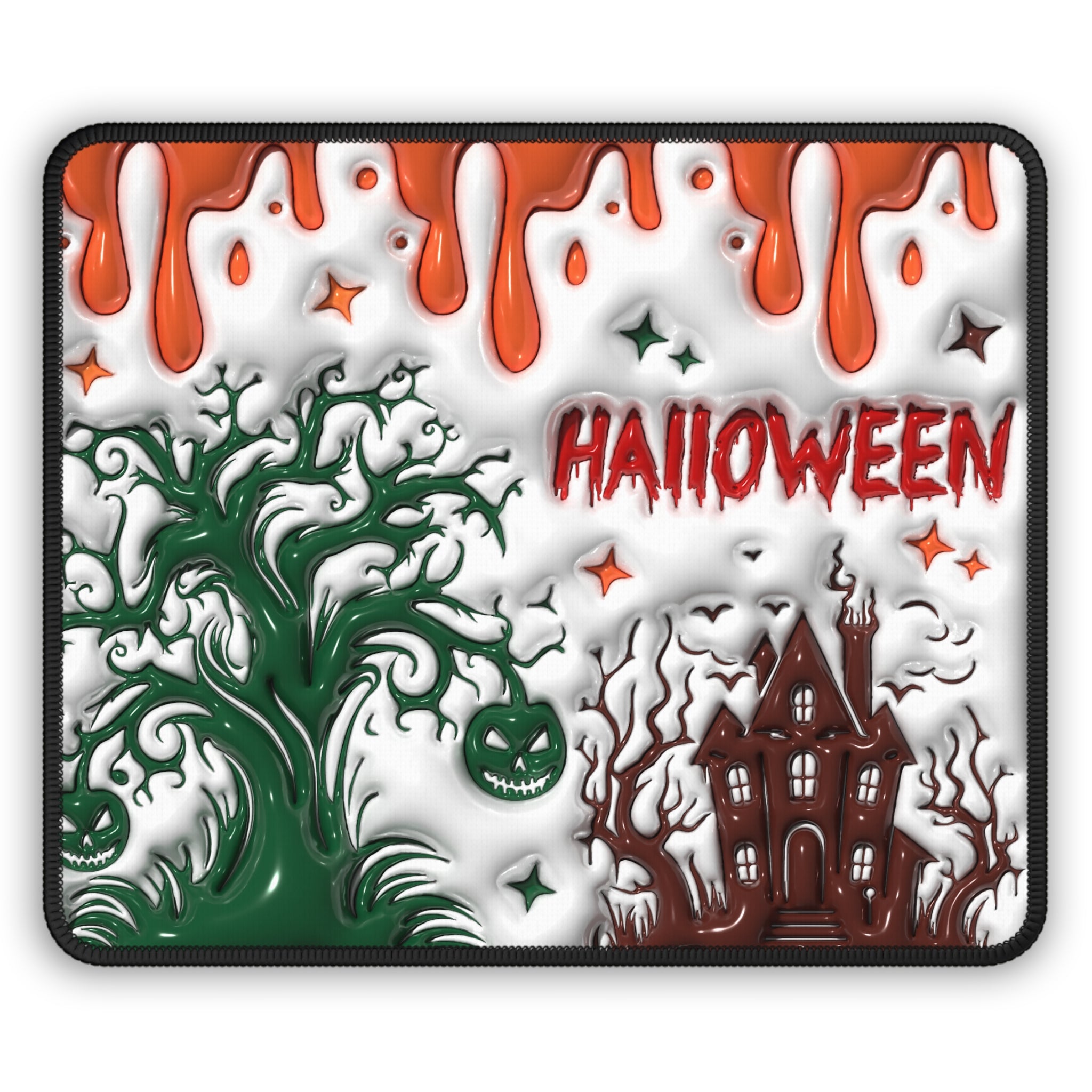 Haunted Halloween Manor Mouse Pad