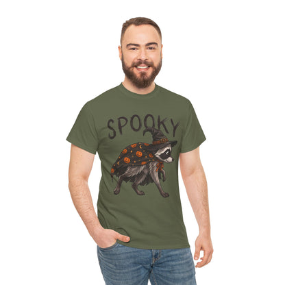Spooky Raccoon Witch T-Shirt