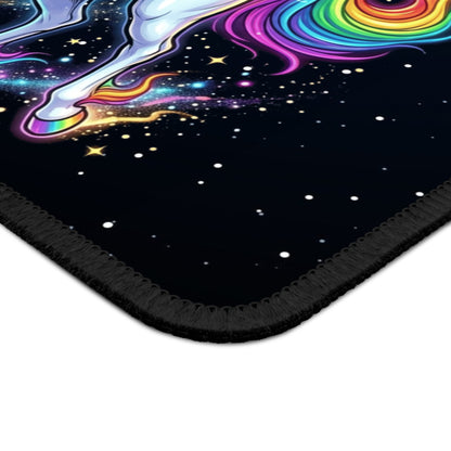 Bigfoot Riding a Unicorn Mouse Pad