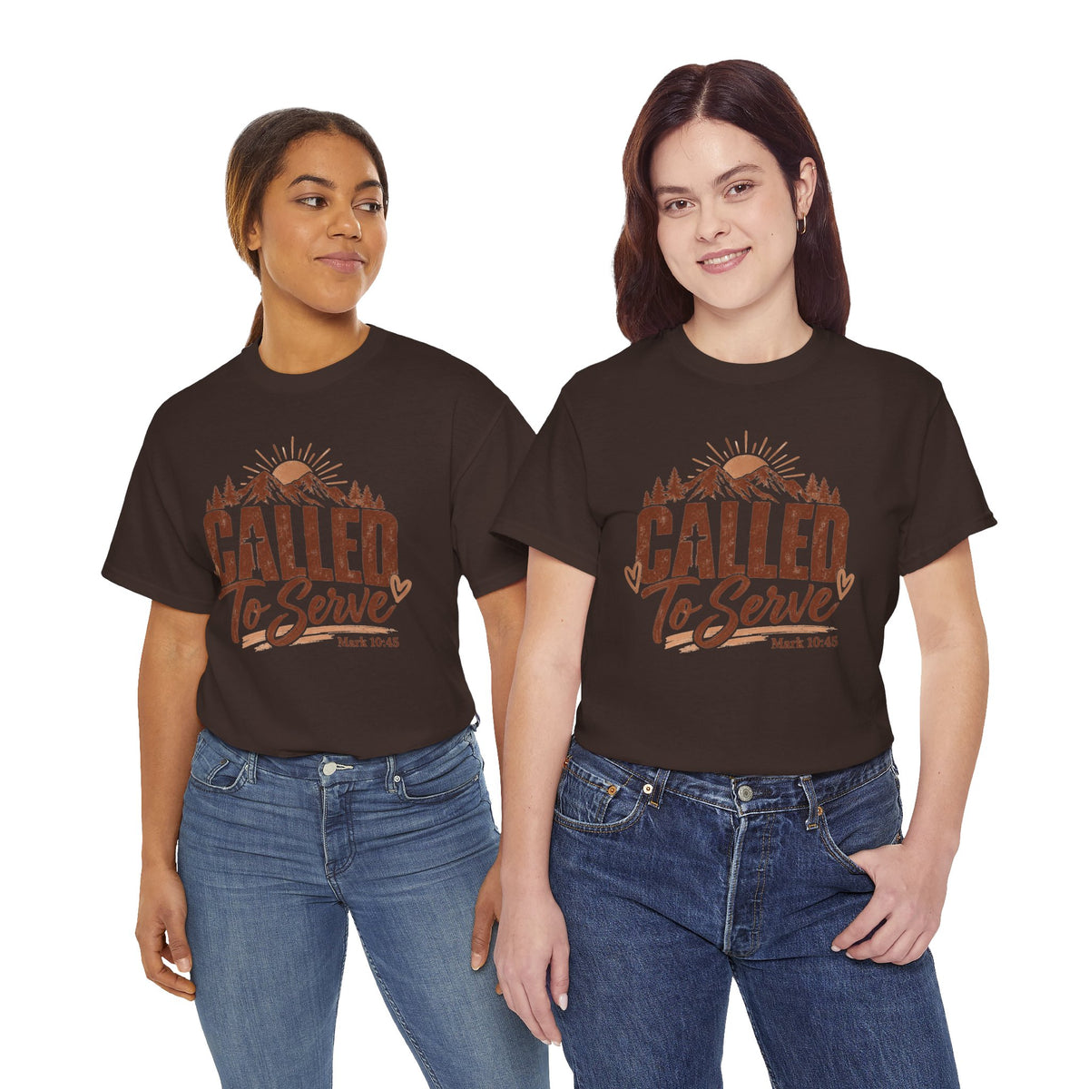 Called to Serve Mark 10:45 Christian T-Shirt