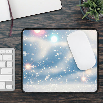 Winter Glow Snowfall Mouse Pad