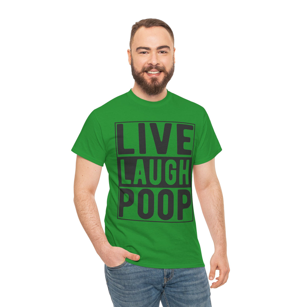 Live Laugh Poop Funny T-Shirt