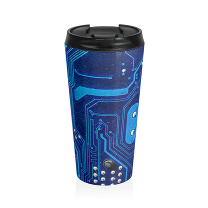 Tech Circuit Mug – 15oz Stainless Steel Travel Cup