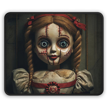 Porcelain Stitch Doll Mouse Pad