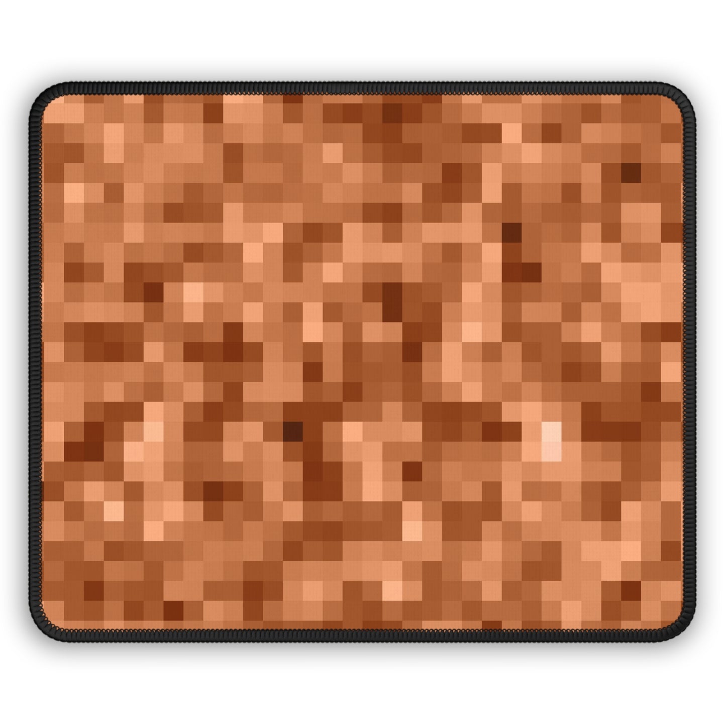 Brown Pixel Mouse Pad