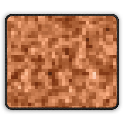 Brown Pixel Mouse Pad