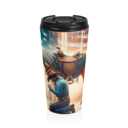 Cowboy Prayer Travel Mug