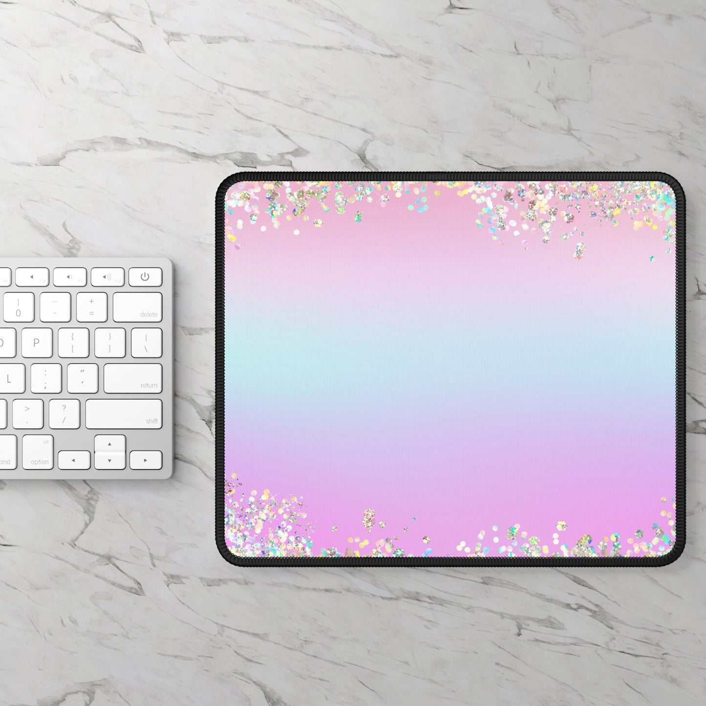 Pastel Glitter Dreams Mouse Pad