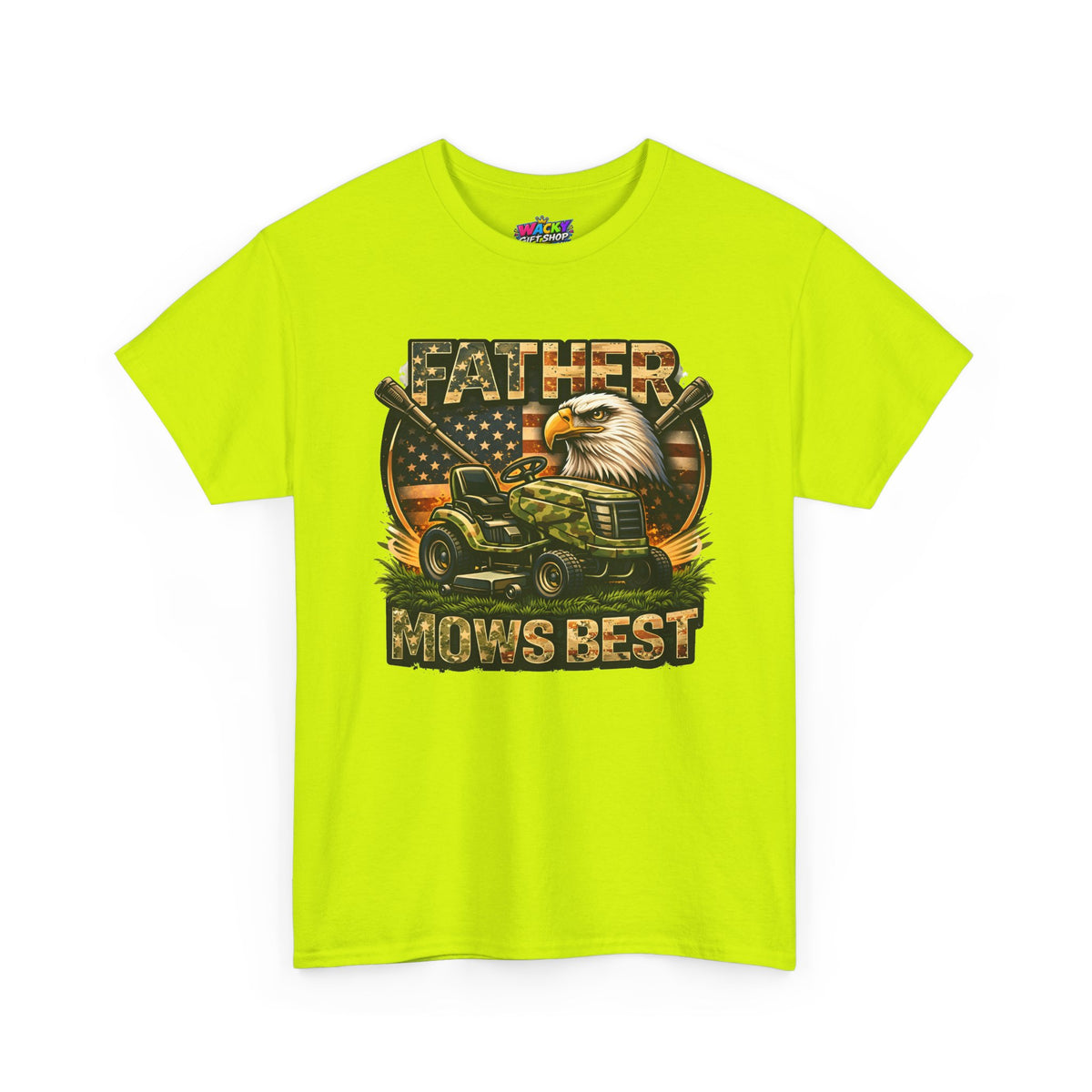 Father Mows Best Lawn Mower T-Shirt