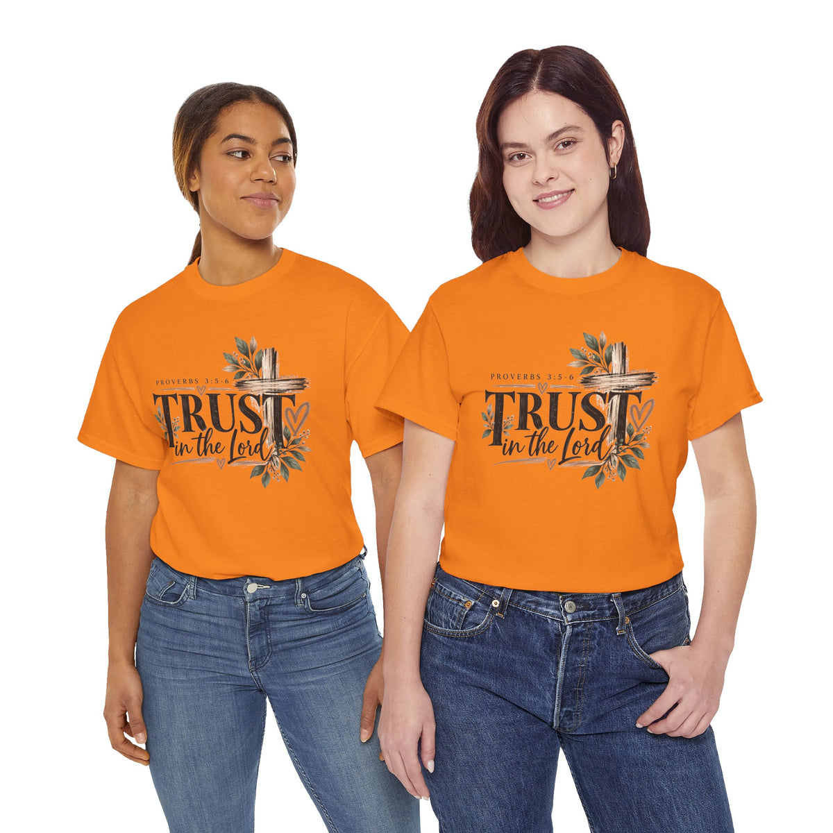 Trust in the Lord Proverbs 3:5-6 Christian T-Shirt