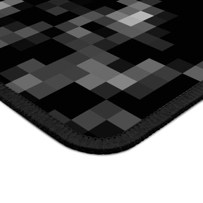 Midnight Pixel Black Mouse Pad