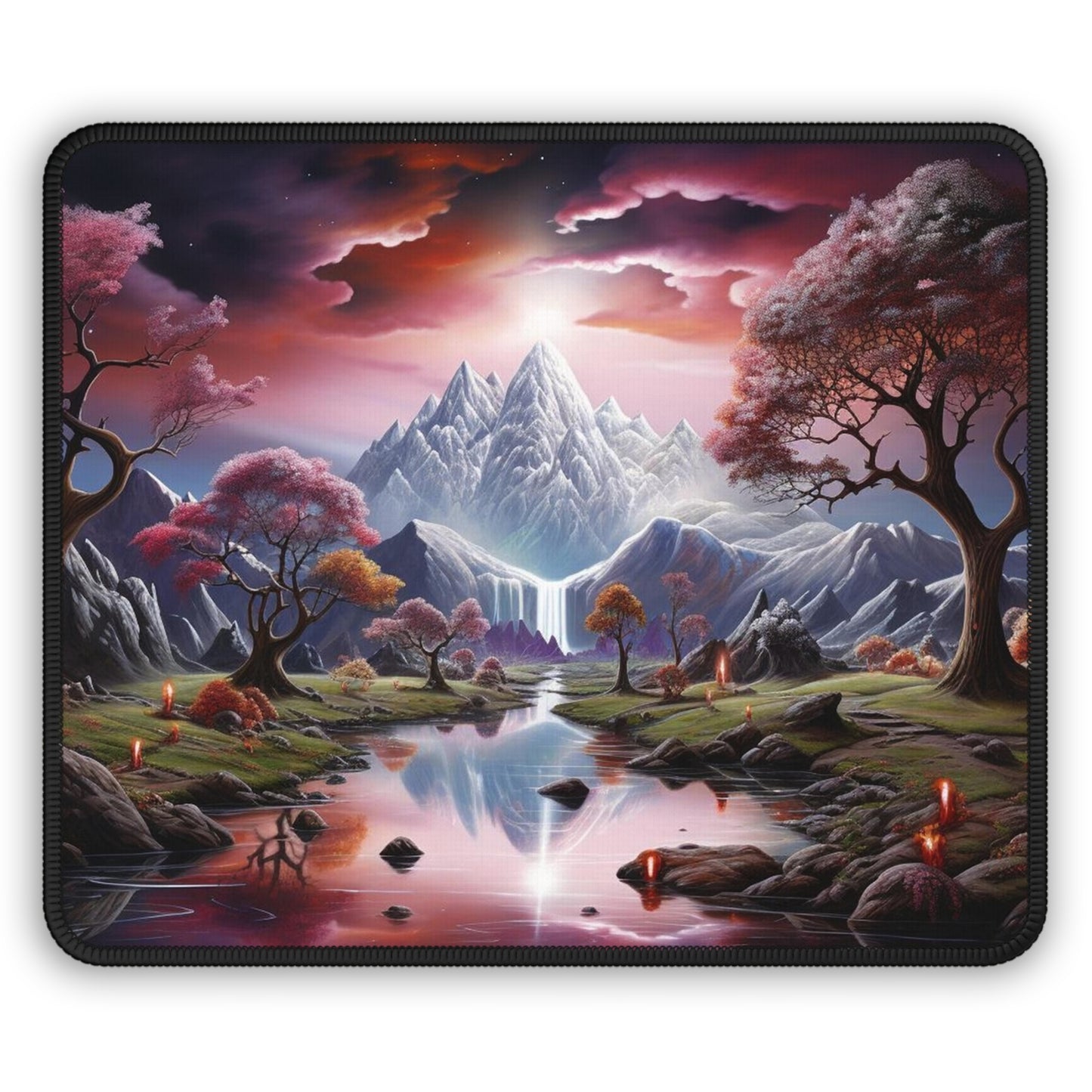 Enchanted Crystal Valley Mouse Pad