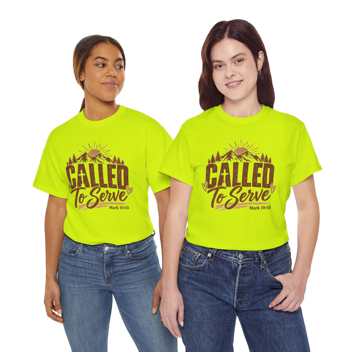Called to Serve Mark 10:45 Christian T-Shirt
