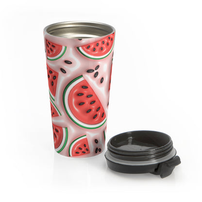 Watermelon Sugar Rush Stainless Steel Travel Mug 🍉💗