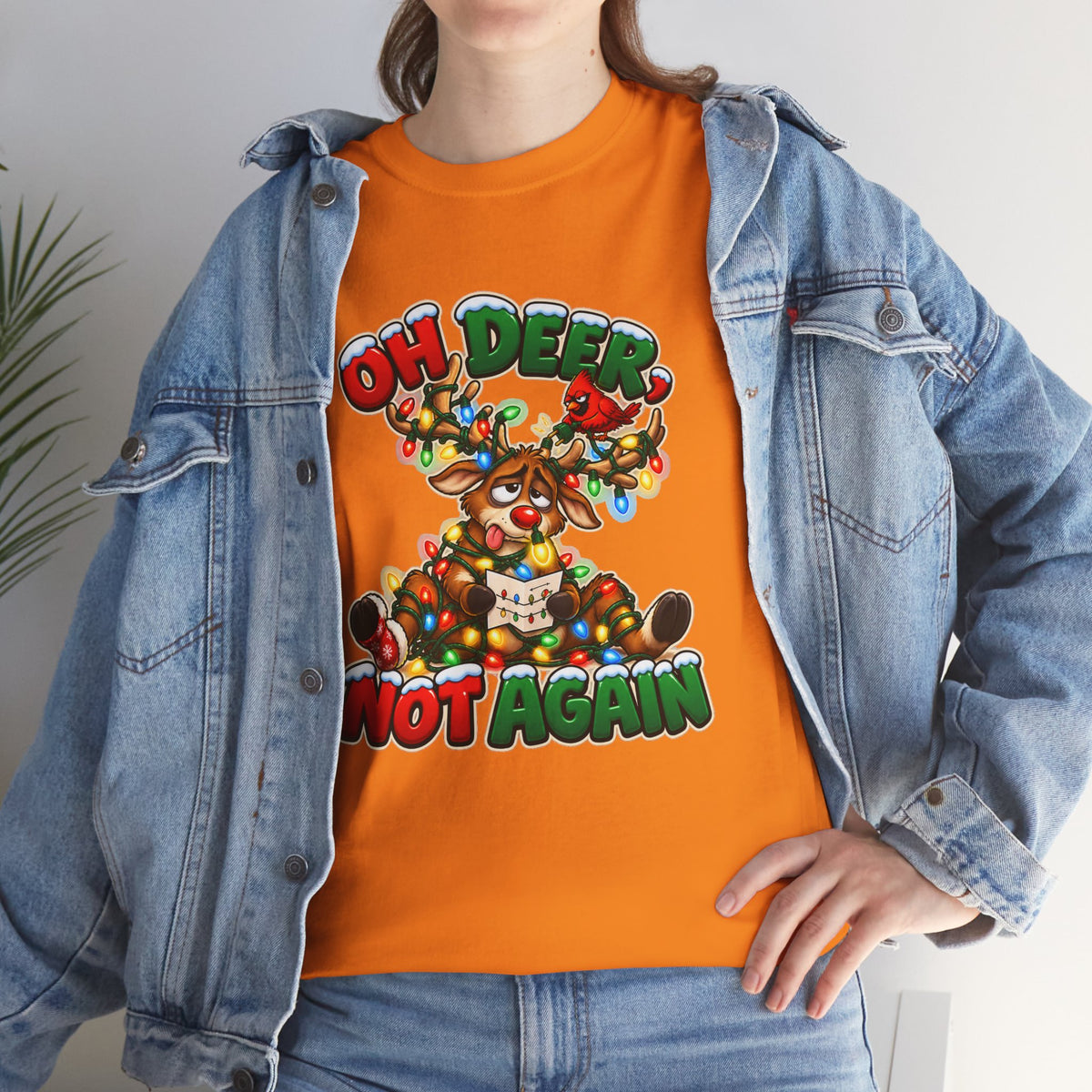 Oh Deer, Not Again Christmas T-Shirt