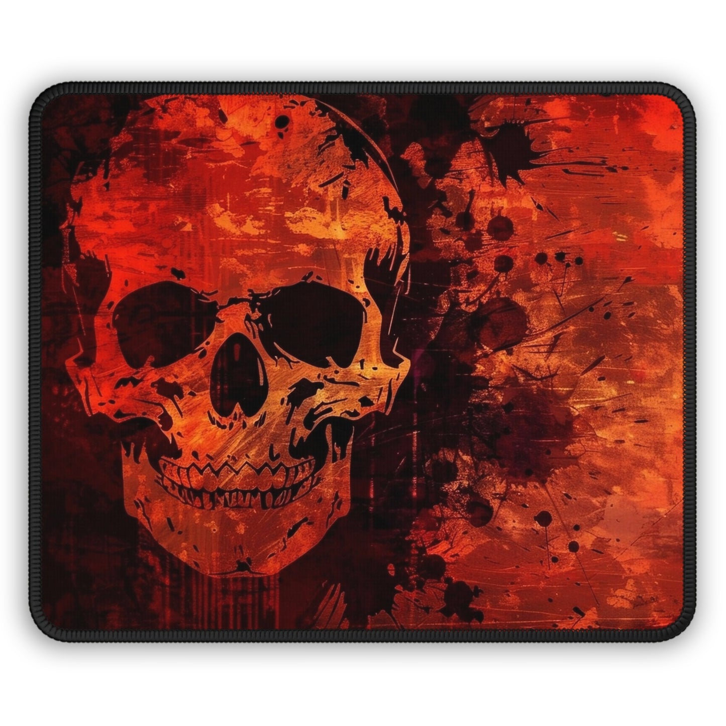 Inferno Skull Mouse Pad