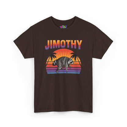 Jimothy Retro Sunset Raccoon T-Shirt