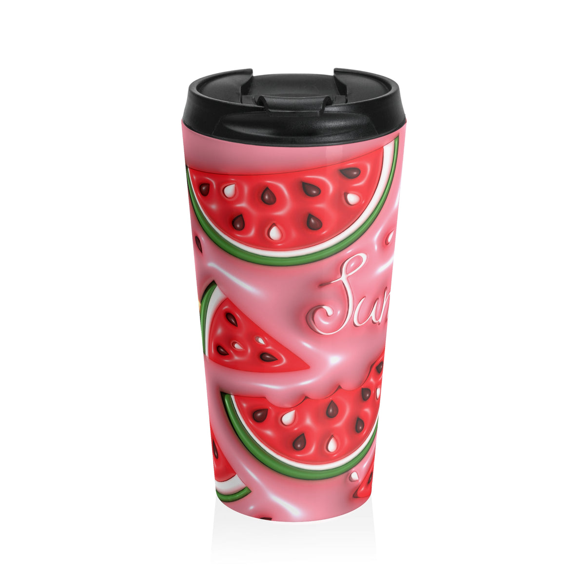 Watermelon Pops Stainless Steel Travel Mug