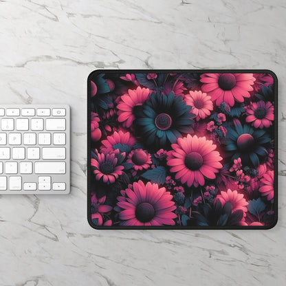 Midnight Bloom Floral Mouse Pad