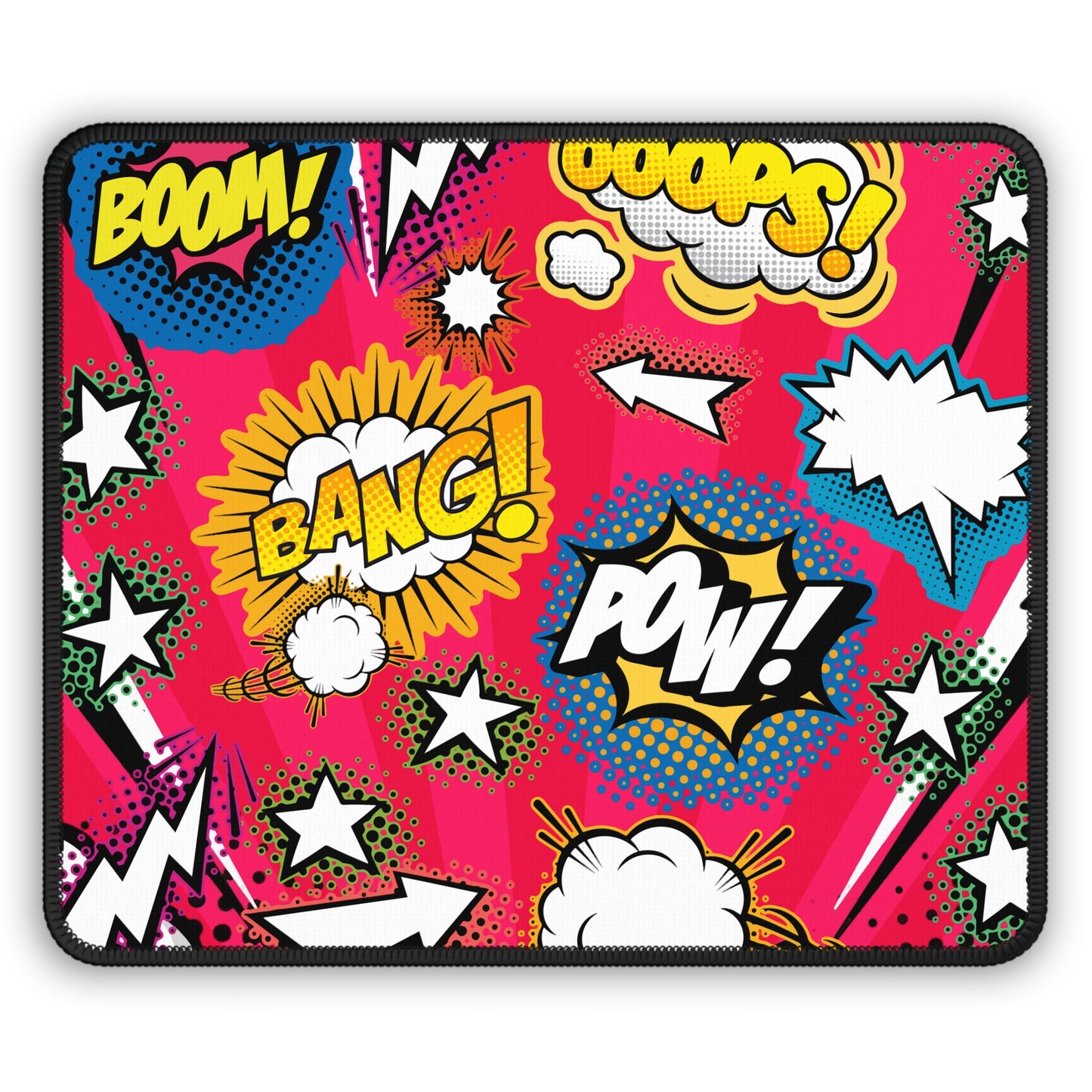 Comic Pop Art Explosion Mouse Pad