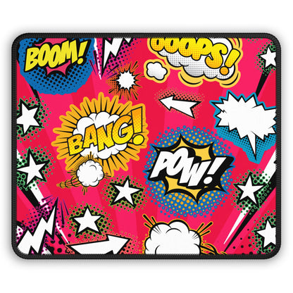 Comic Pop Art Explosion Mouse Pad