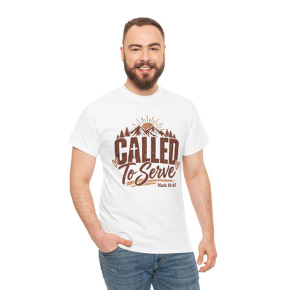 Called to Serve Mark 10:45 Christian T-Shirt