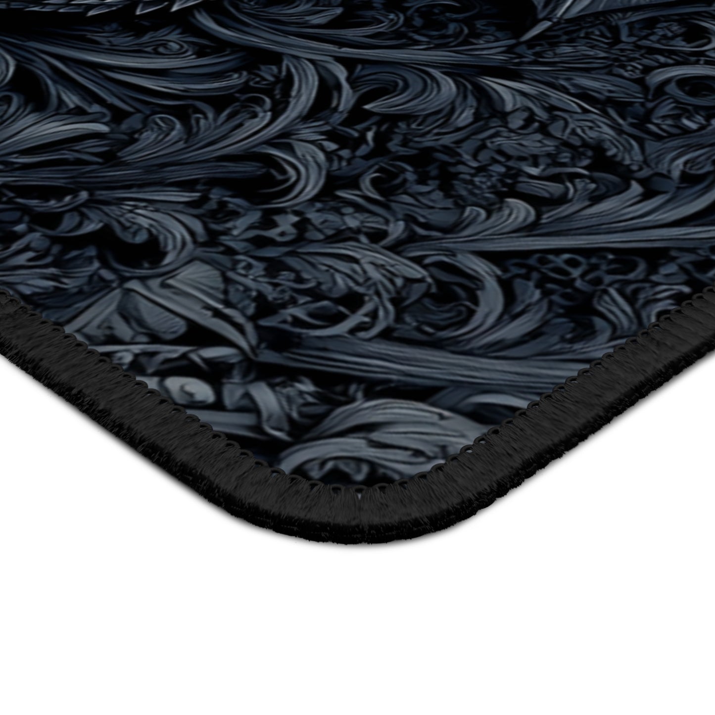 Midnight Obsidian Dragon Mouse Pad