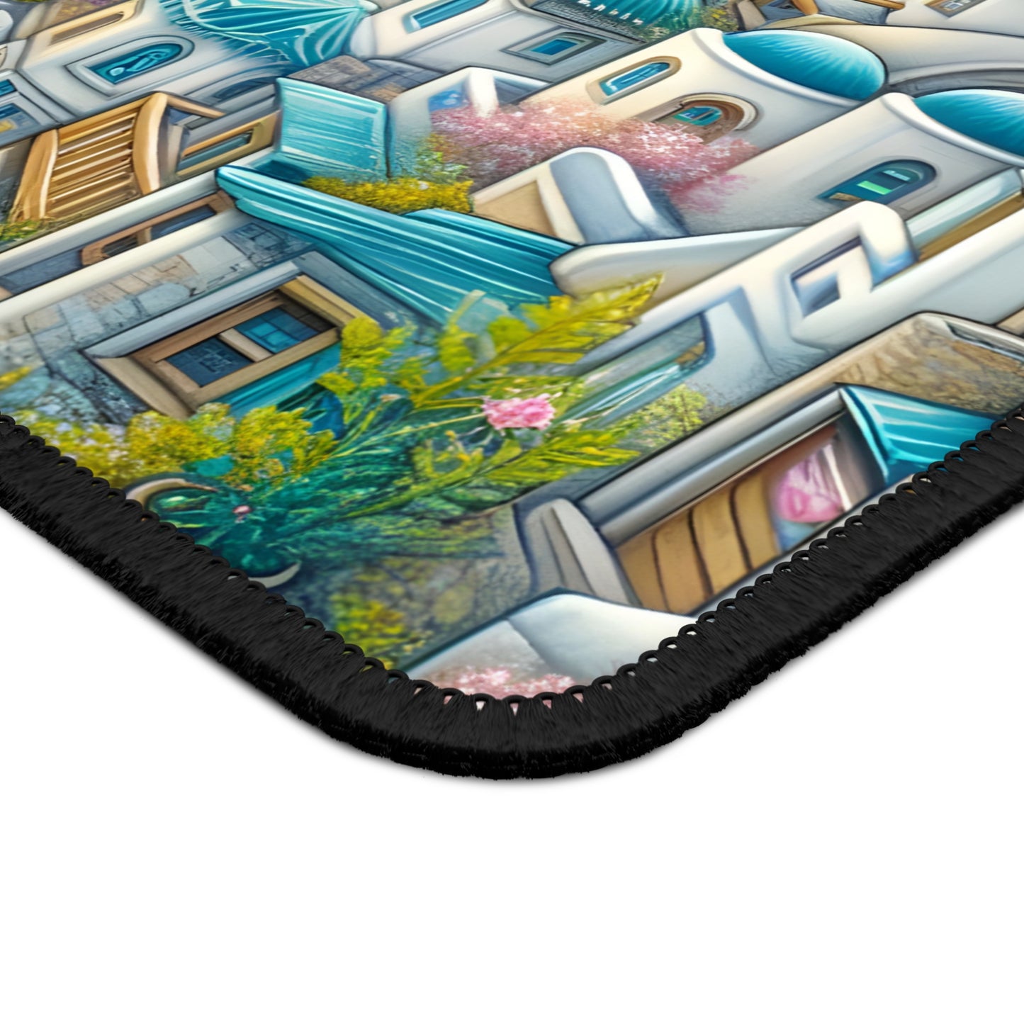 Santorini Dreamscape Mouse Pad