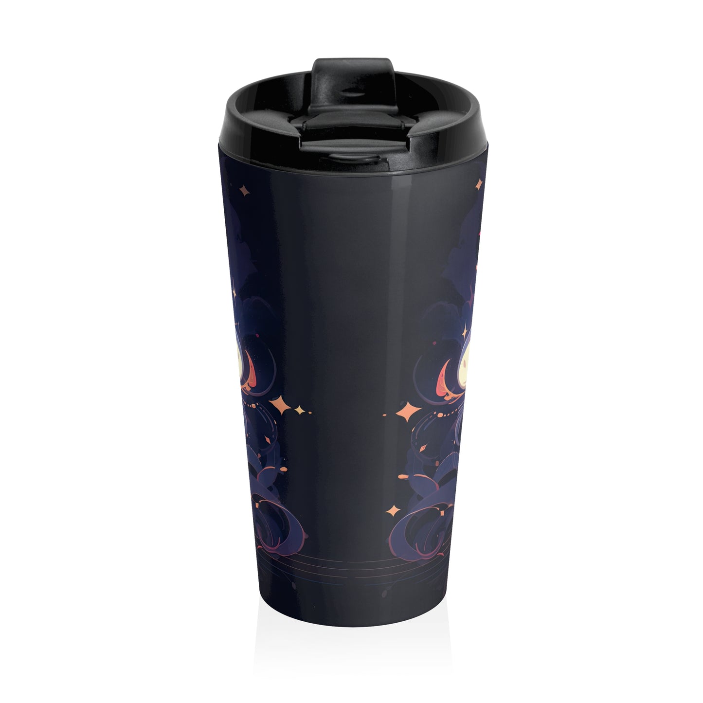 Mystic Cat Stainless Steel Travel Mug – 15oz