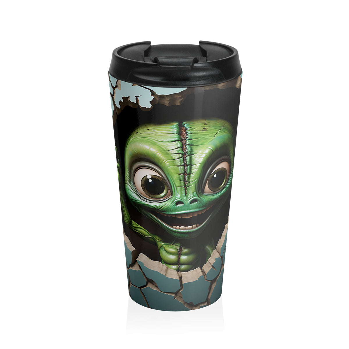 Alien Breakout Stainless Steel Travel Mug