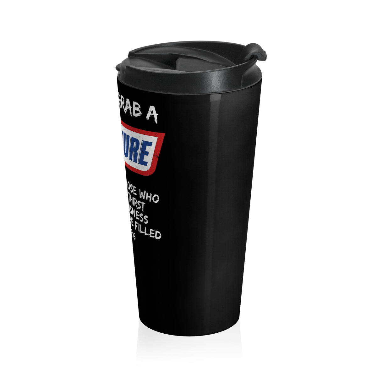Hungry? Grab a Scripture Stainless Steel Travel Mug