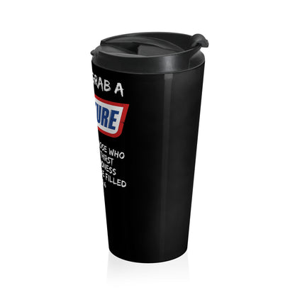 Hungry? Grab a Scripture Stainless Steel Travel Mug