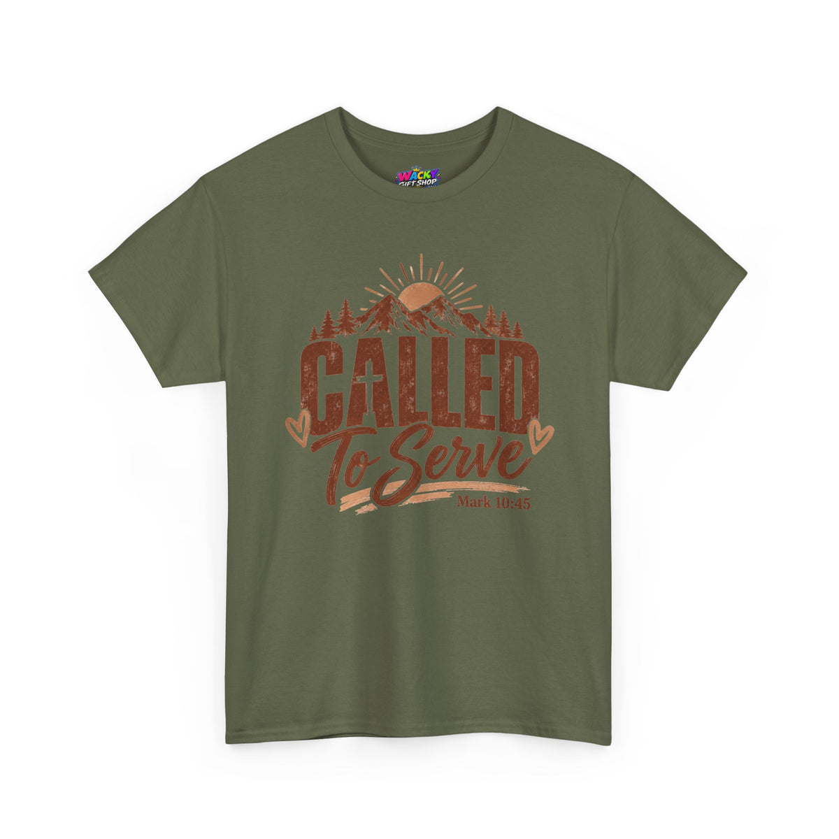 Called to Serve Mark 10:45 Christian T-Shirt