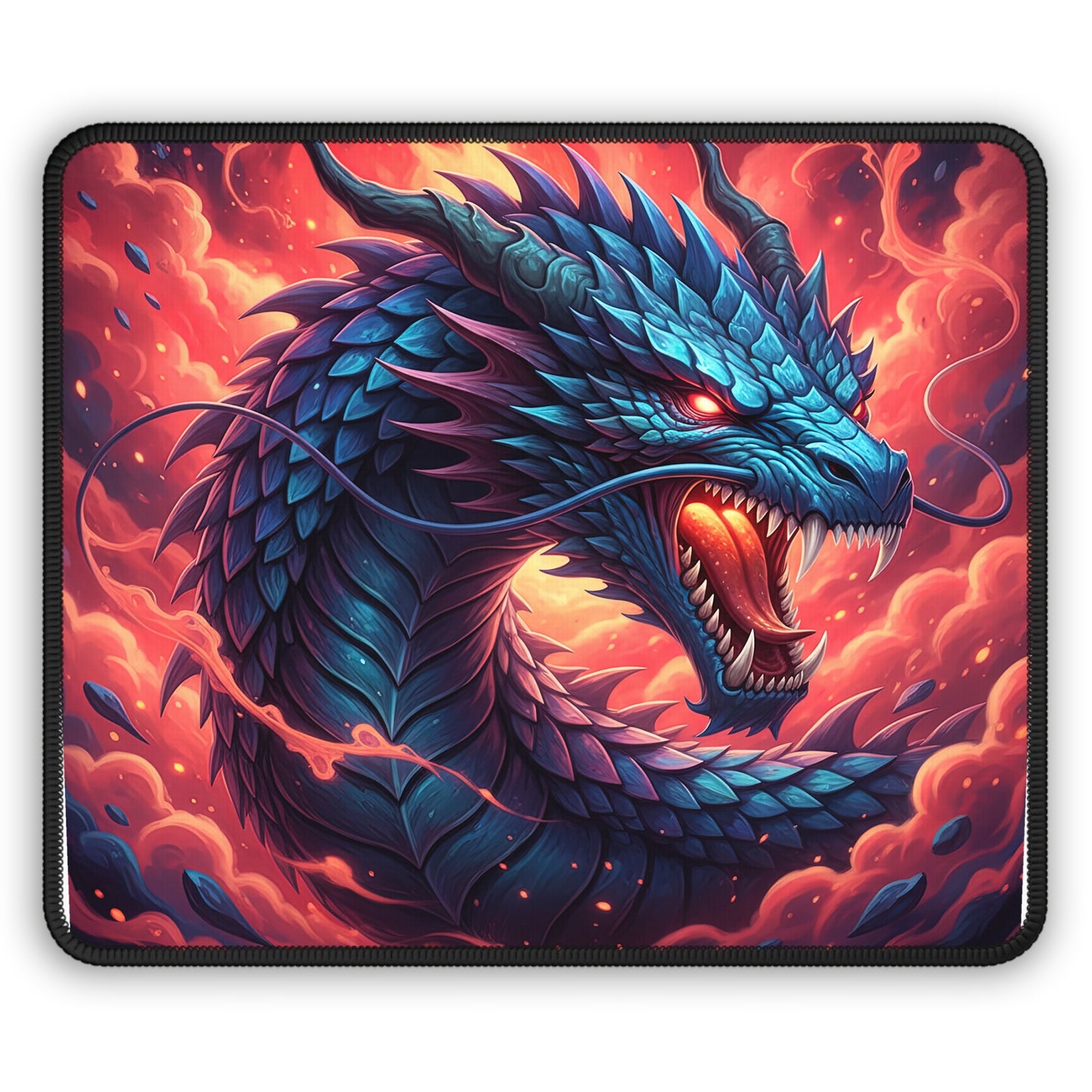 Inferno Sky Serpent Mouse Pad