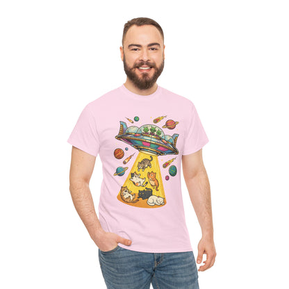 Alien Cat Abduction T-Shirt