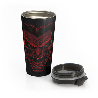 Infernal Grin Stainless Steel Travel Mug – 15oz