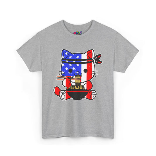 Patriotic Ramen Cat T-Shirt