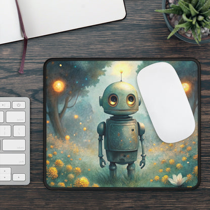 Firefly Forest Robot Mouse Pad